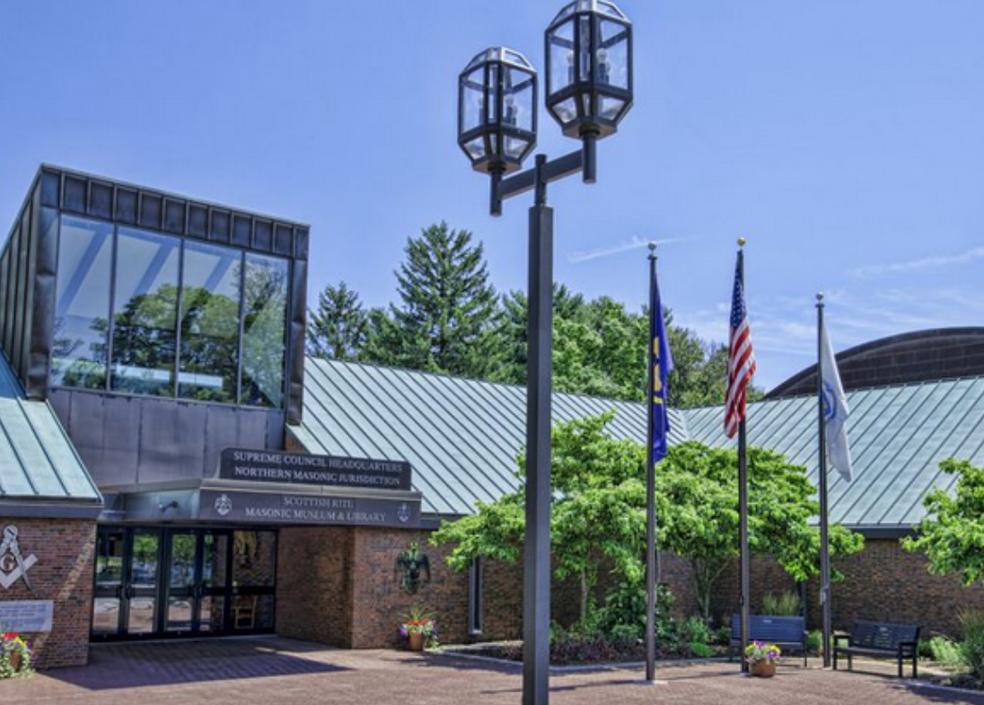 scottish rite masonic museum & library outside building