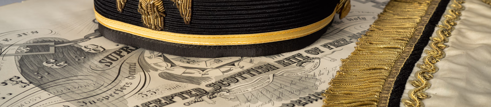 Cap, Apron, and Membership Certificate