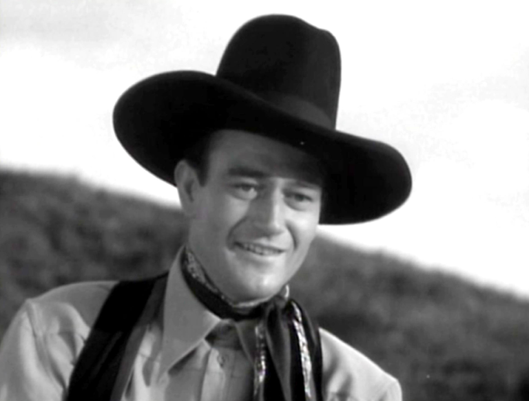 John Wayne wearing a cowboy hat - 1936 in ''The Lawless Nineties''