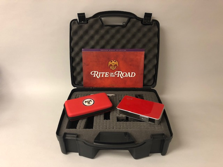 Rite on the Road kits include a projector, hard drive with videos, and guidelines