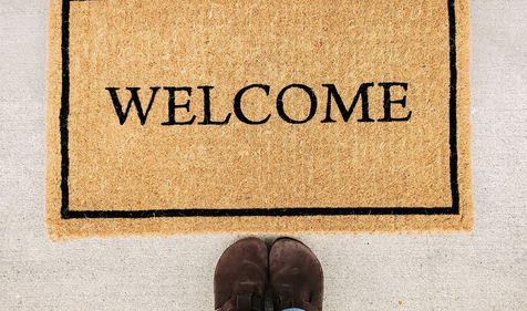 Welcome mat