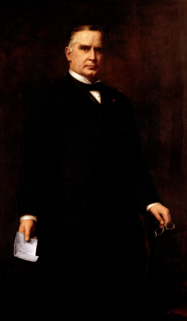 Painted portrait of William McKinley as President.