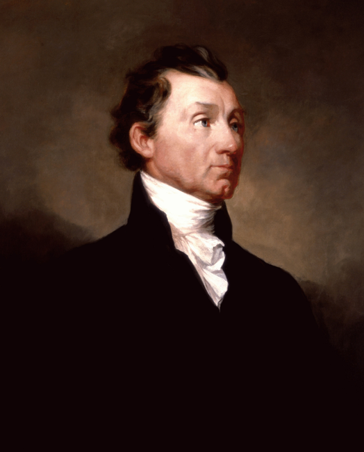 Official White House portrait of President James Brother Monroe