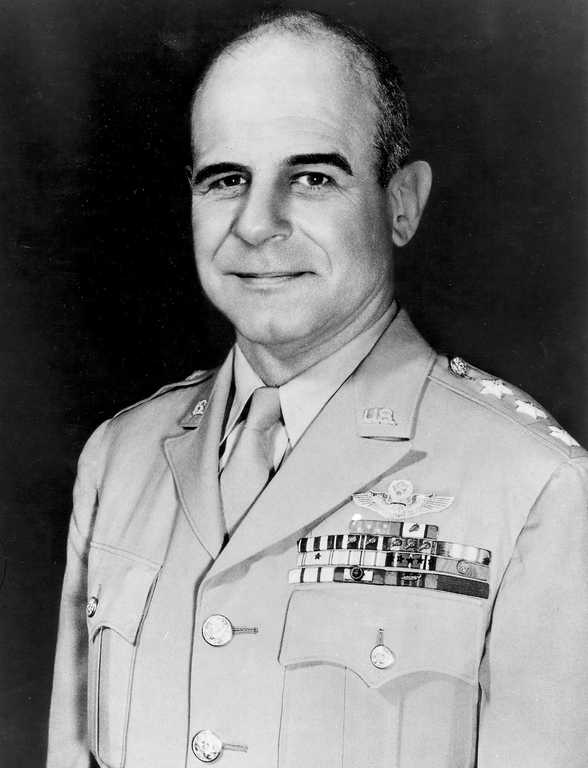General James “Jimmy” Doolittle sits in military uniform