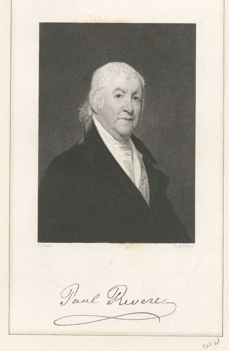 A portrait of Paul Revere, c. 1813, aged 78 years old