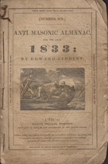 The cover of the Anti-Masonic Almanac