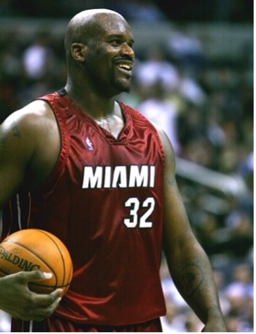 Shaquille O’Neal playing in the NBA Finals for the Los Angeles Lakers