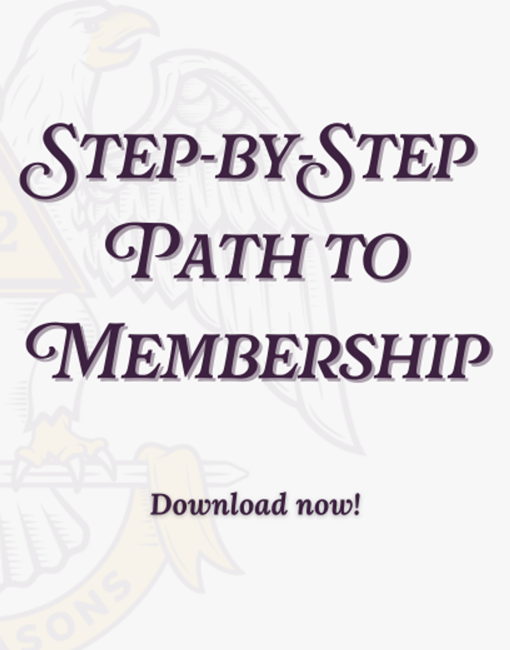 Step by Step Path to Becoming A Member 1