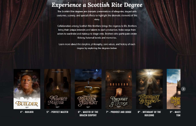 A screenshot showing the detail page of the Scottish Rite, NMJ’s video “Integrity”