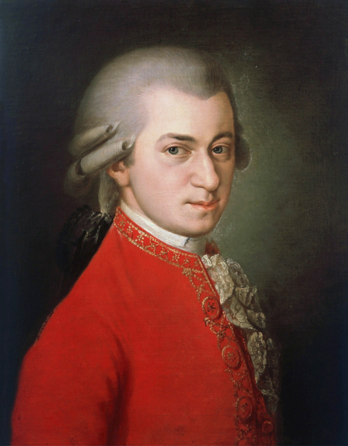 Portrait of Wolfgang Amadeus Mozart