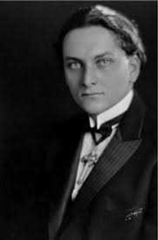 A headshot of Manly P. Hall, a writer, philosopher, and Freemason