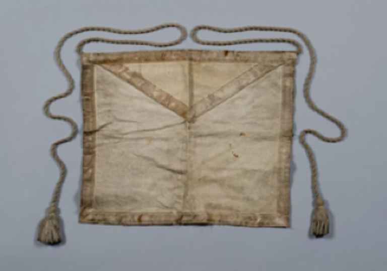 A photo of unidentified Prince Hall Master Mason Apron.
