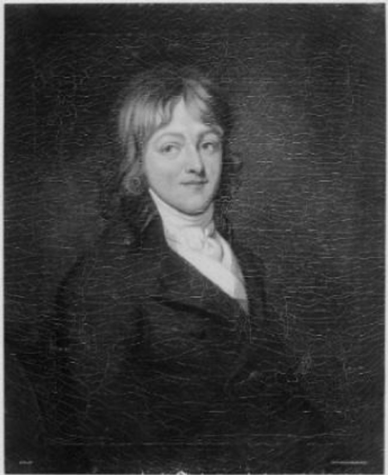 A painting of a young Francis Scott Key