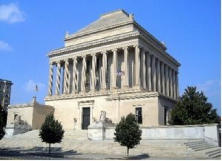 The outside of the House of the Temple in Washington, D.C.