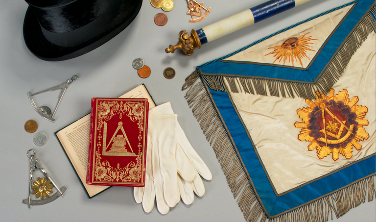 Masonic apron for Scottish Rite Freemasons