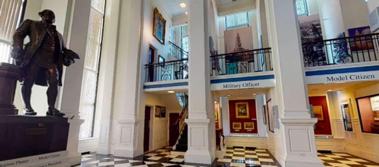 Inside of the George Washington Masonic Memorial