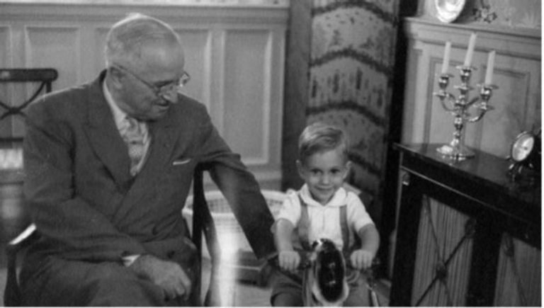 Freemason and President Harry S. Truman and grandson Clifton Truman Daniel