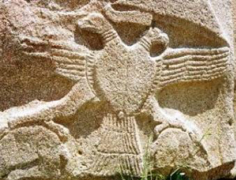 Double-headed eagle in Alaca Höyük