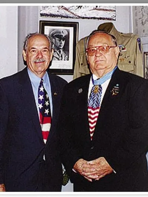 Warren Motts with Ronald Rosser