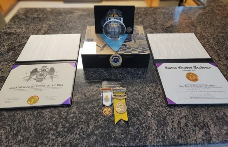 Scottish Rite academic certificates