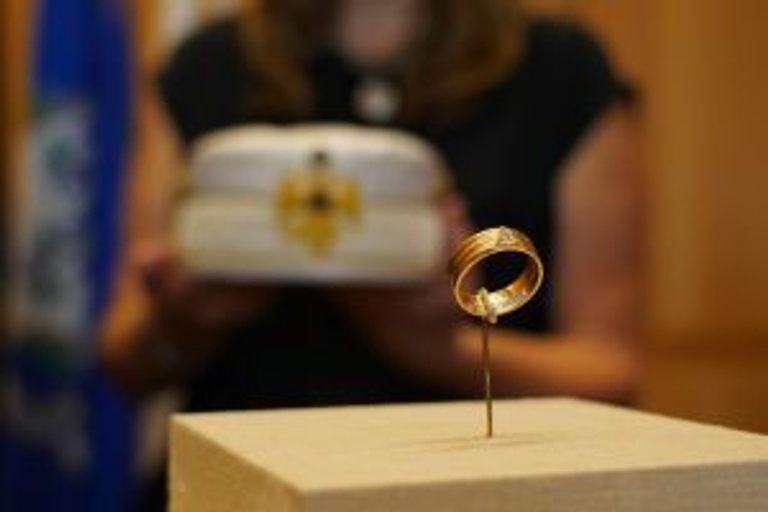 John Glenn artifacts in the Masonic Museum and Library