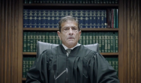 image of a judge in court